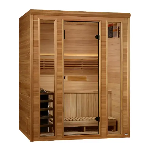 [GDI-7030-01] Andermatt Edition Traditional Steam Sauna (3-Person Indoor or Covered Patio)  